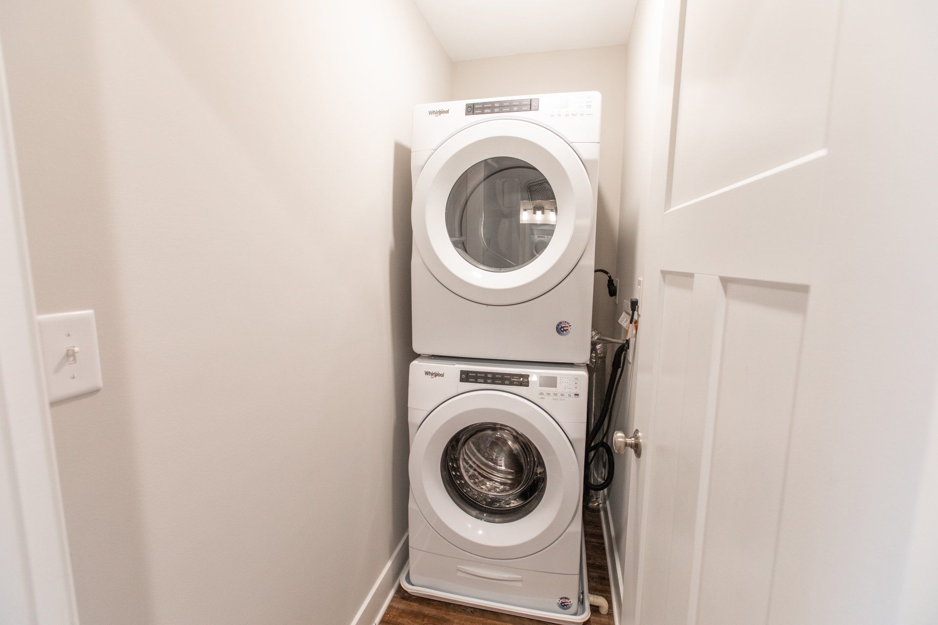 Stackable washer and dryer