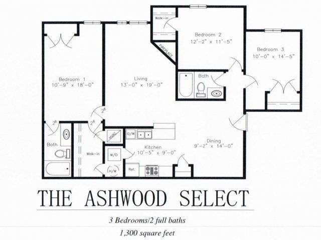 The Ashwood Select floor plan