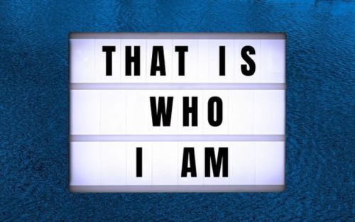 Lit-up sign: