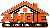 ANGIE Construction Services Inc. logo in blue with a stylized roofline