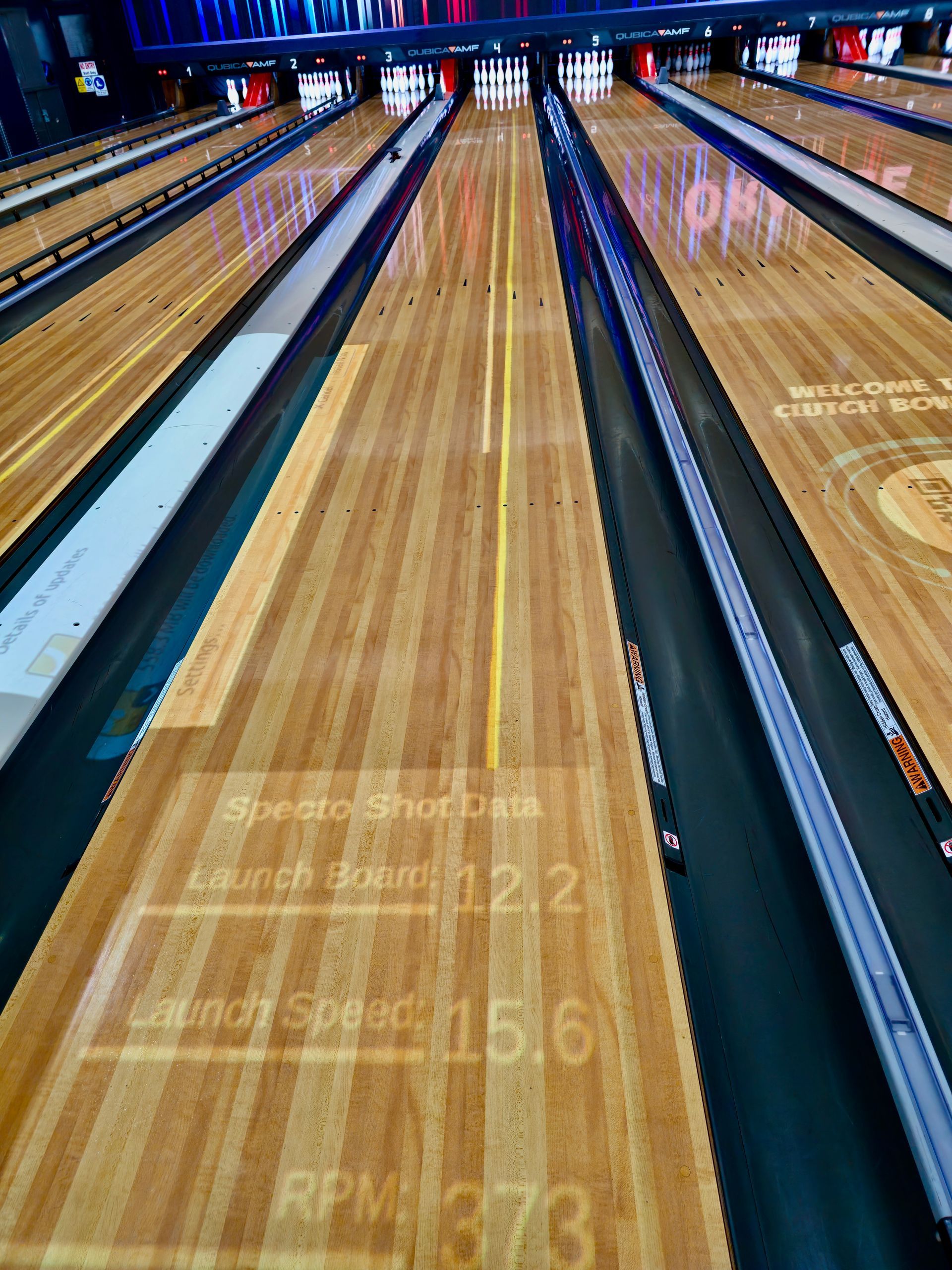 Bowling Alley Lanes Stretching Into the Distance — Orange Tenpin Bowl in Orange, NSW