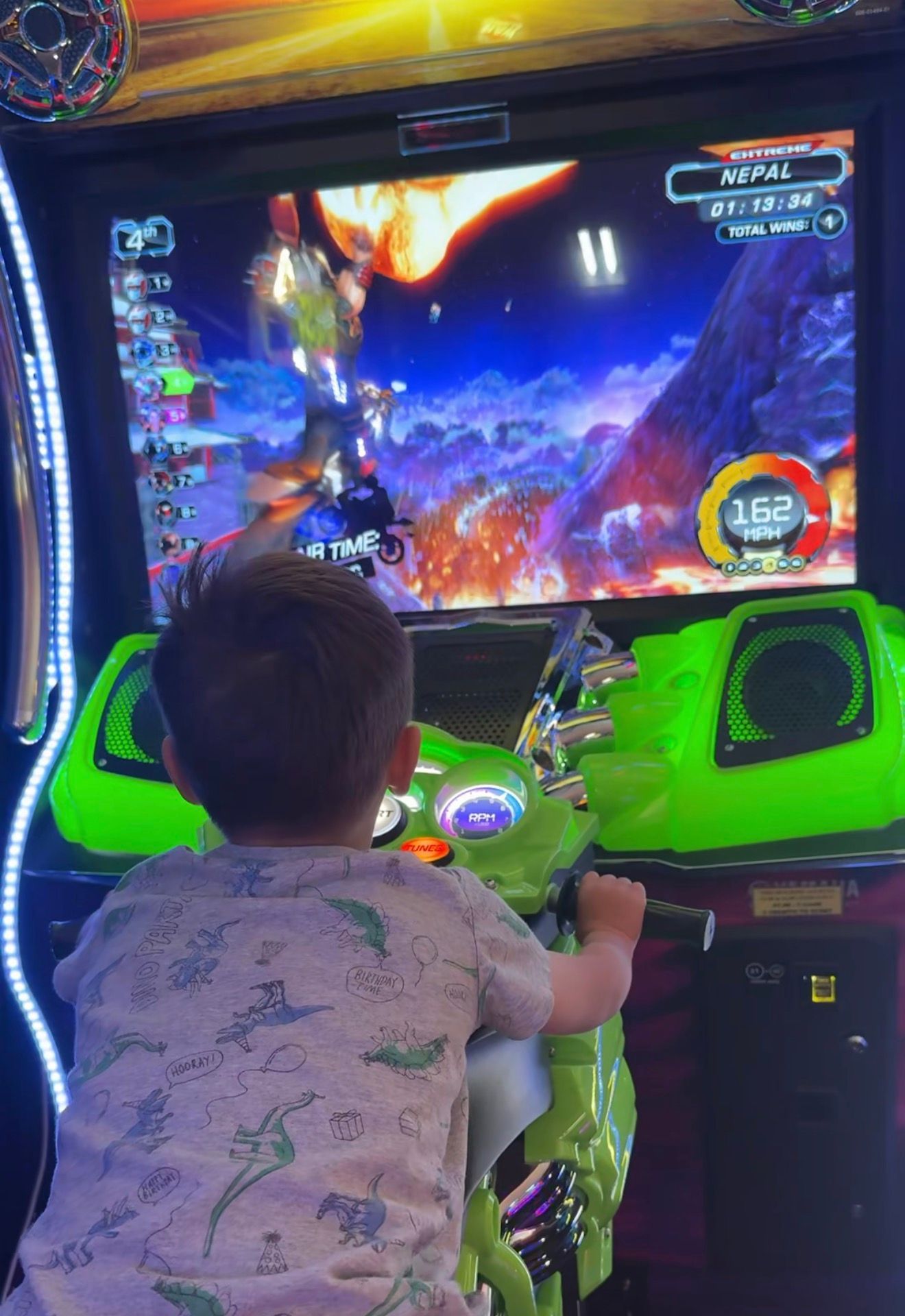 Child Playing a Arcade Racing Game — Orange Tenpin Bowl in Orange, NSW