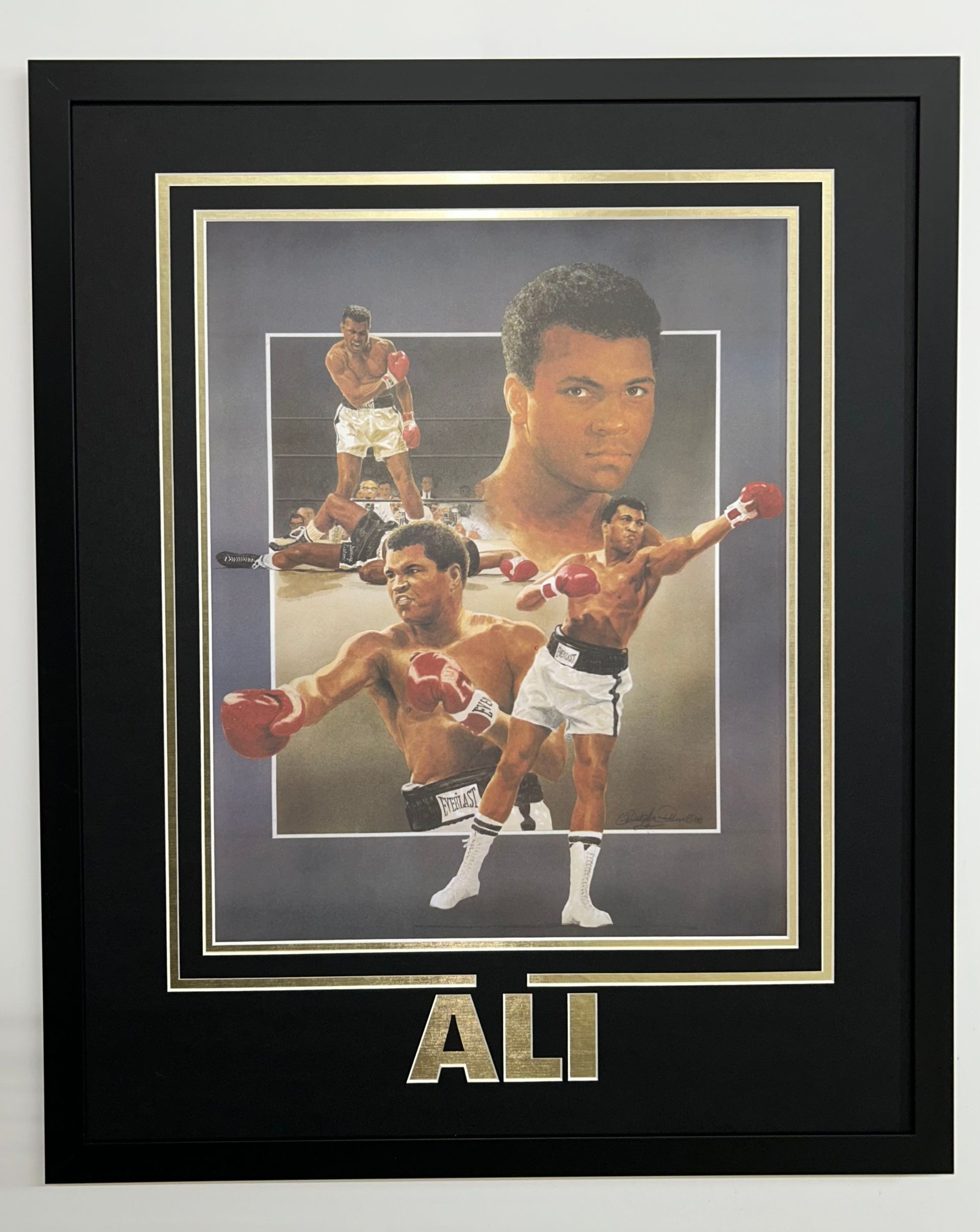 Muhammad Ali Framed Tribute Print