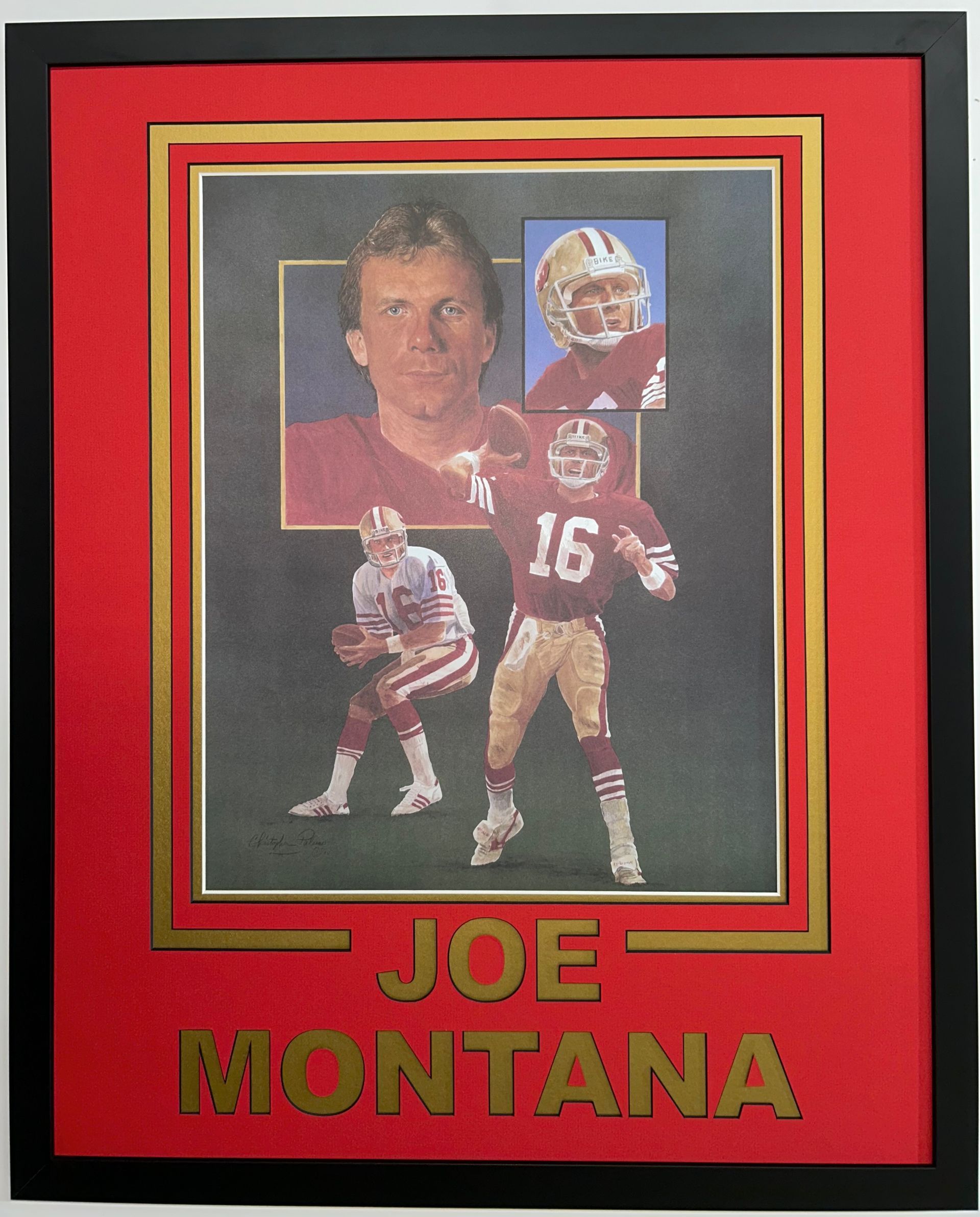 Joe Montana Framed Tribute Print