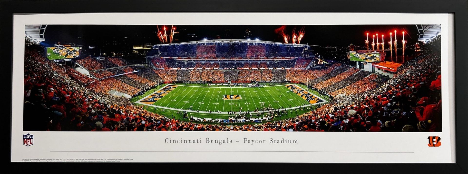 Cincinnati Bengals Paycor Stadium Panoramic Print