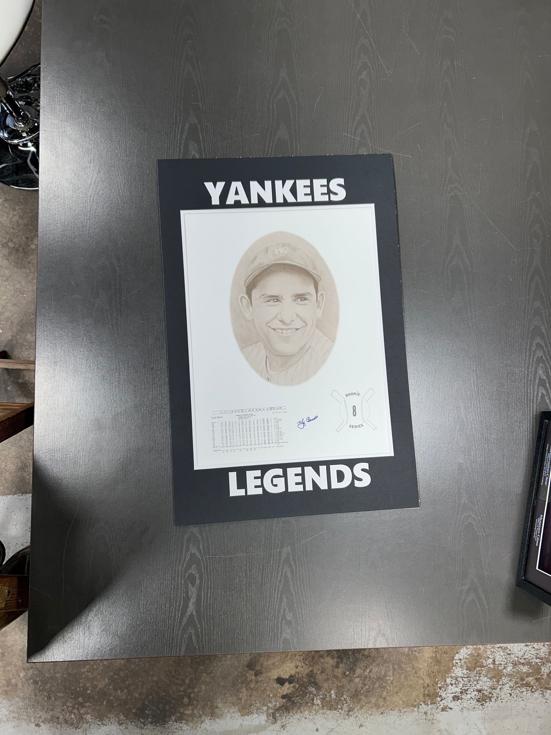 Yankees Legends Vintage Portrait Print
