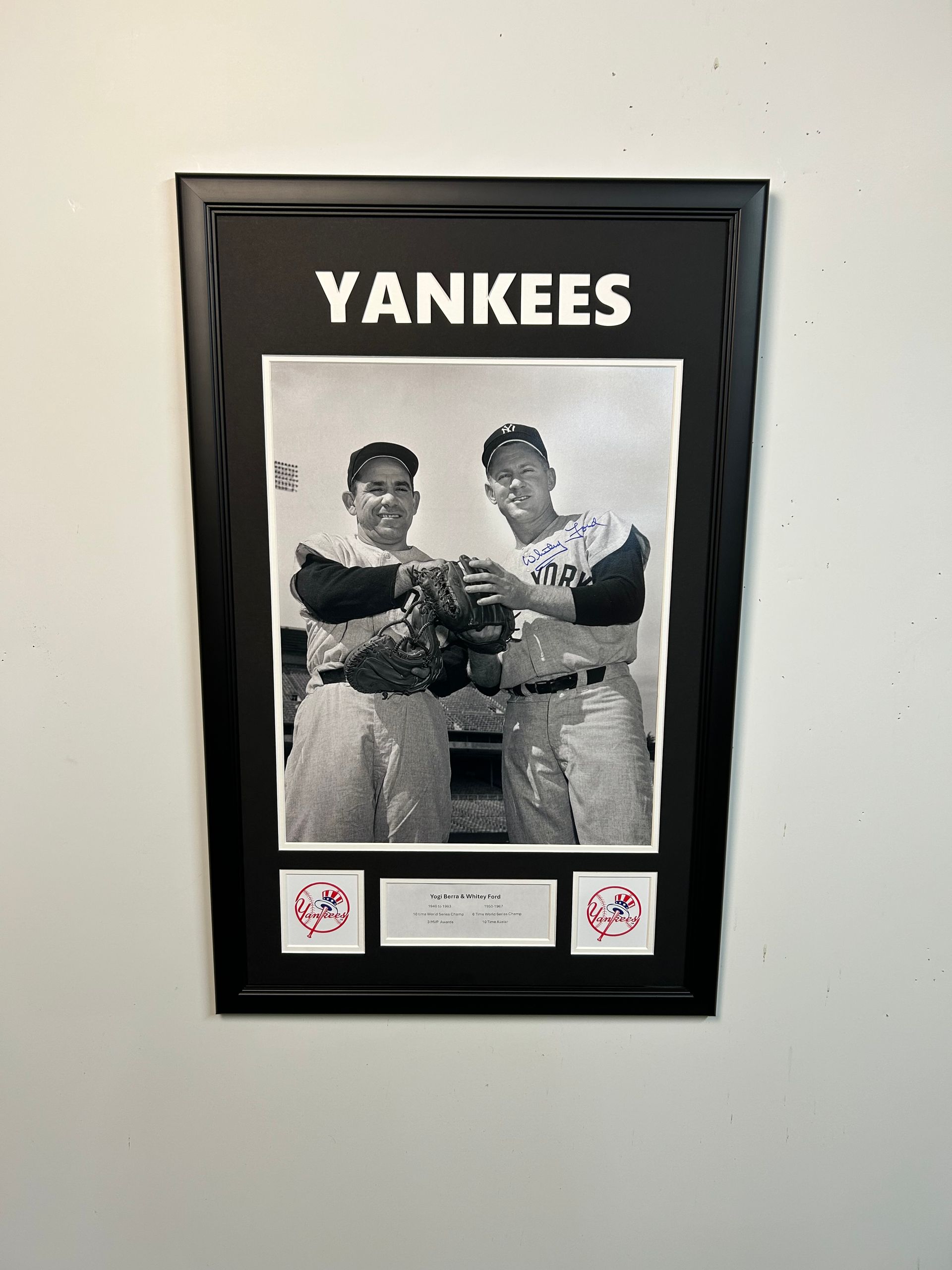 Yogi Berra and Whitey Ford Yankees Print