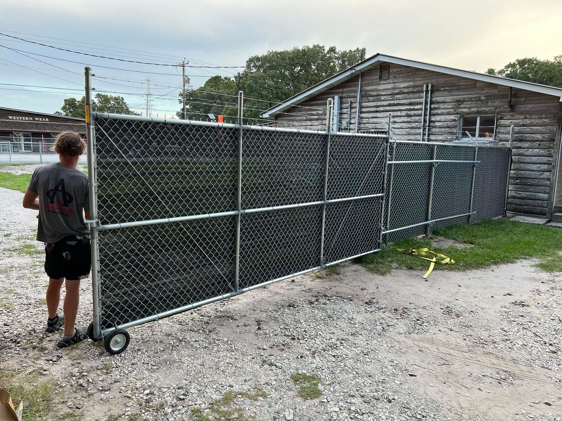 Chain Link Gate
