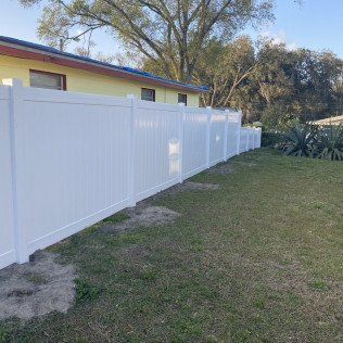 Vinyl Fence