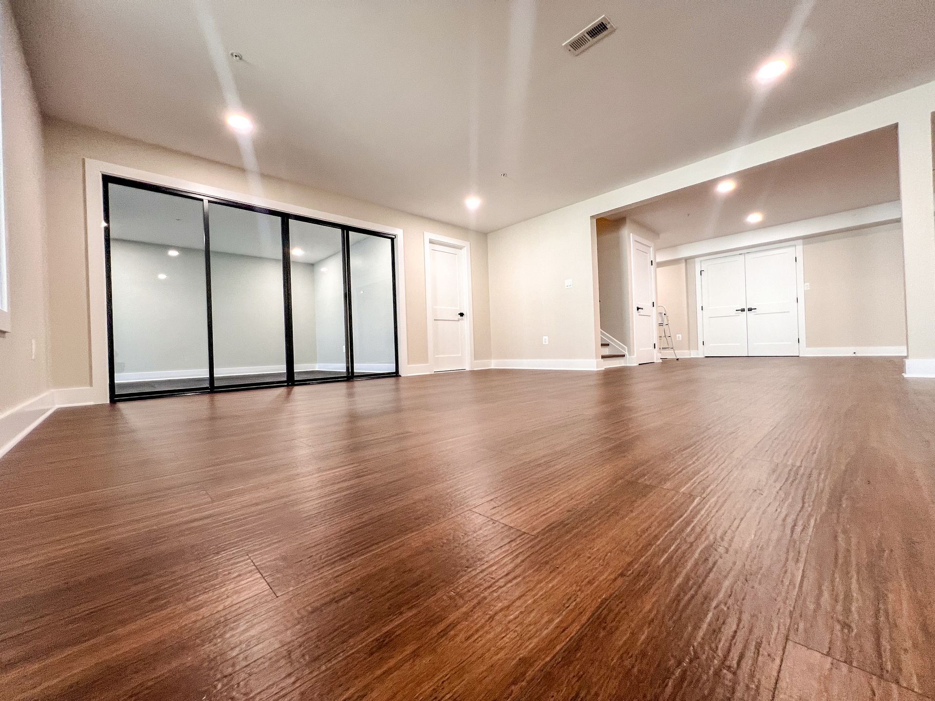 Basement Lighting Upgrade and Custom Electrical Wiring Installation Owings Mills MD.