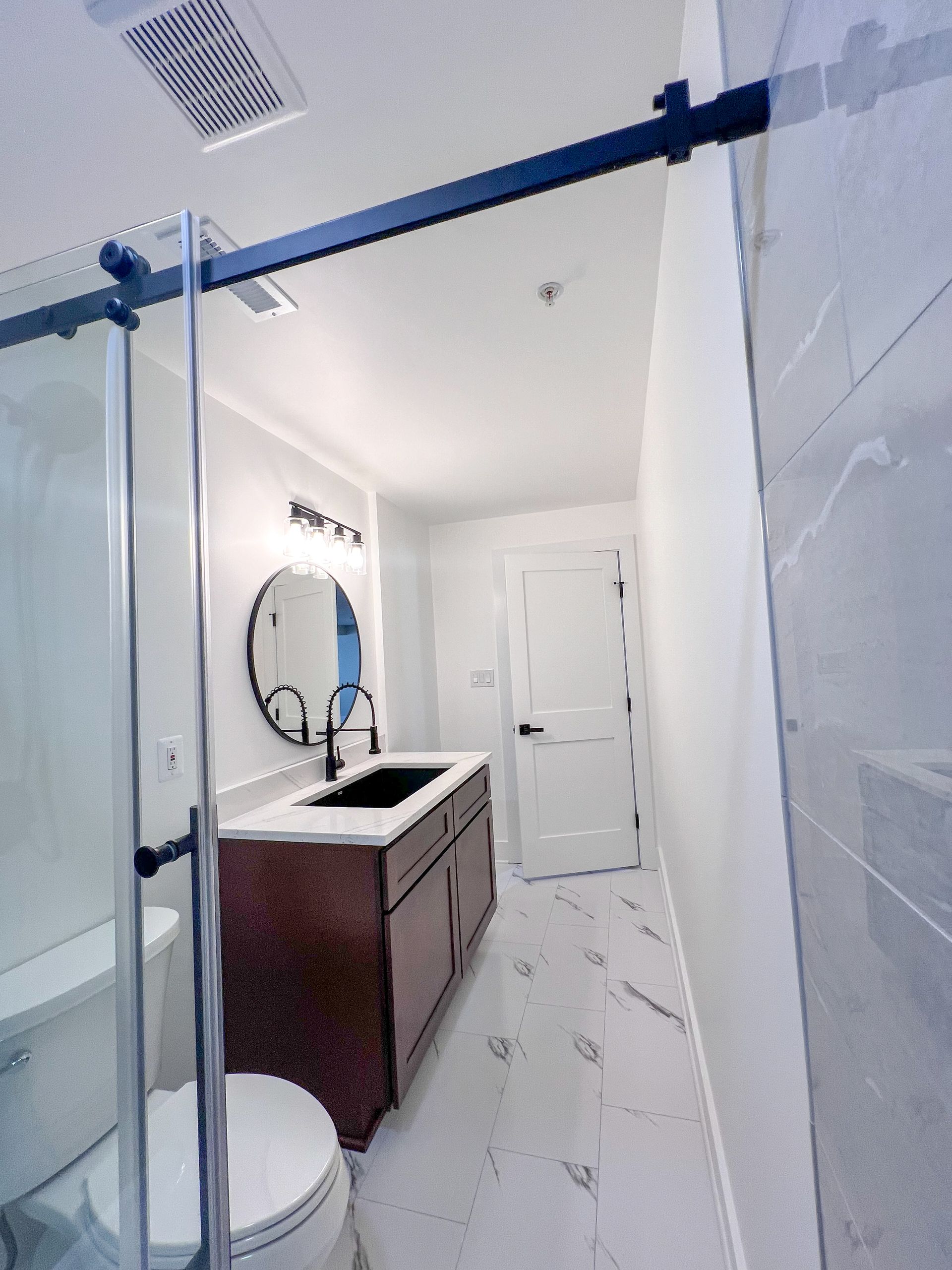 Custom Tile Shower Pan Installation in Reisterstown MD.