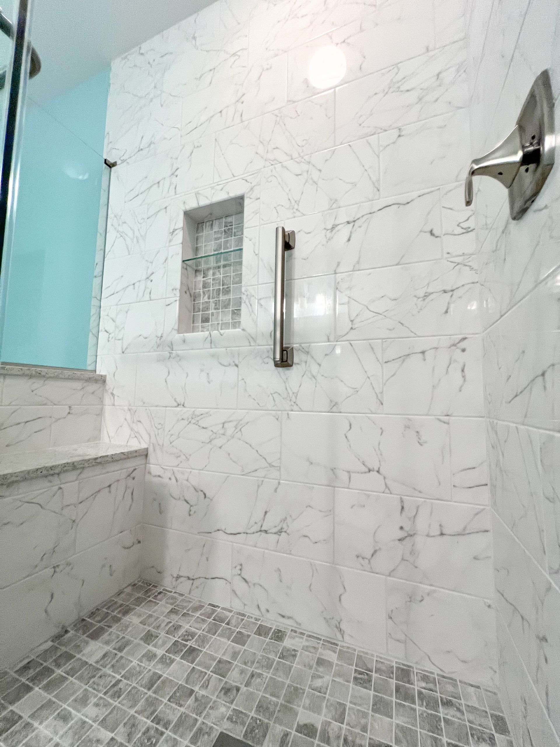 Owings Mills MD Bathroom Renovation with New Paint and Finishes.