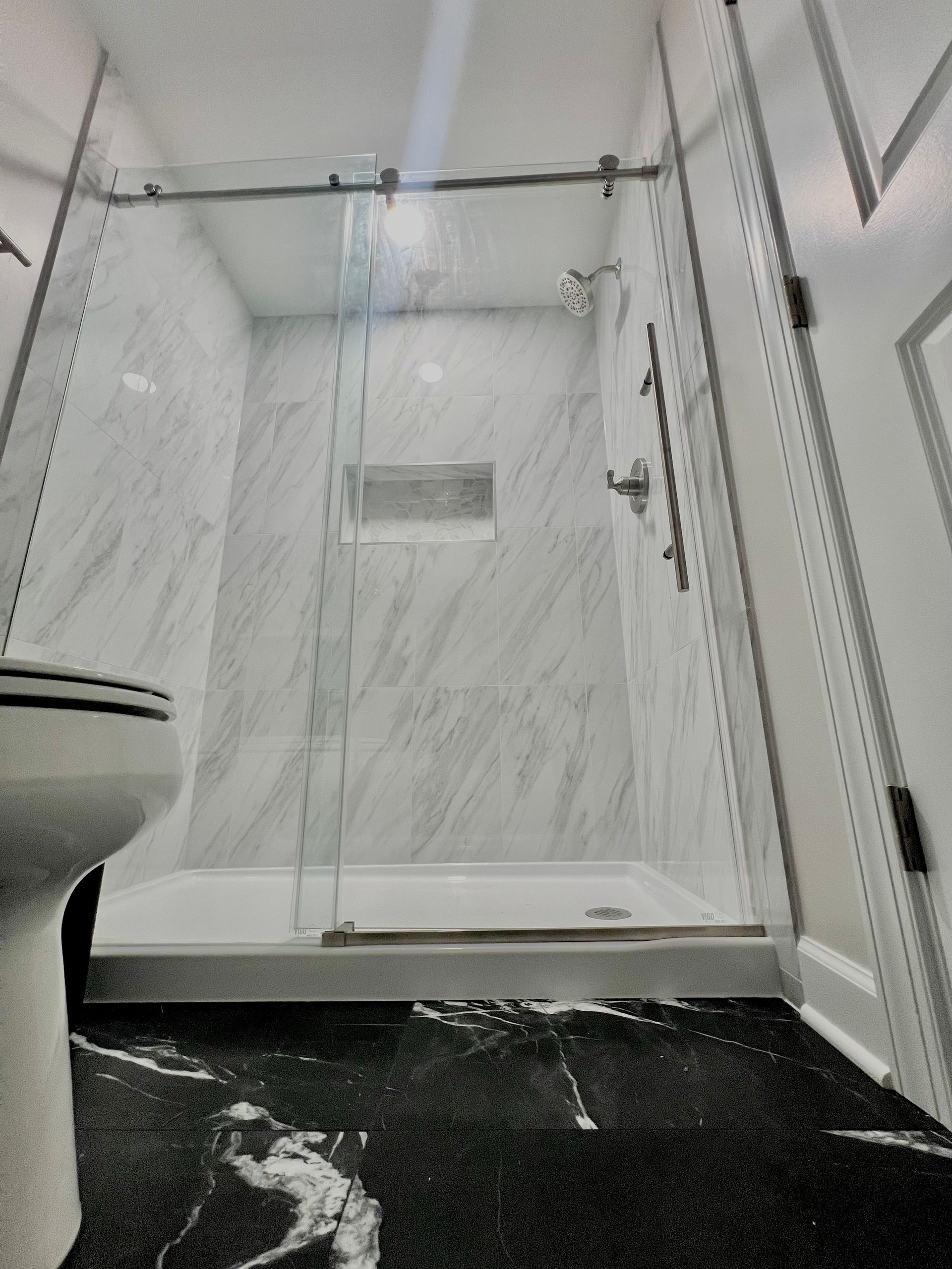 Basement Bathroom Addition and Installation in Ellicott City MD.