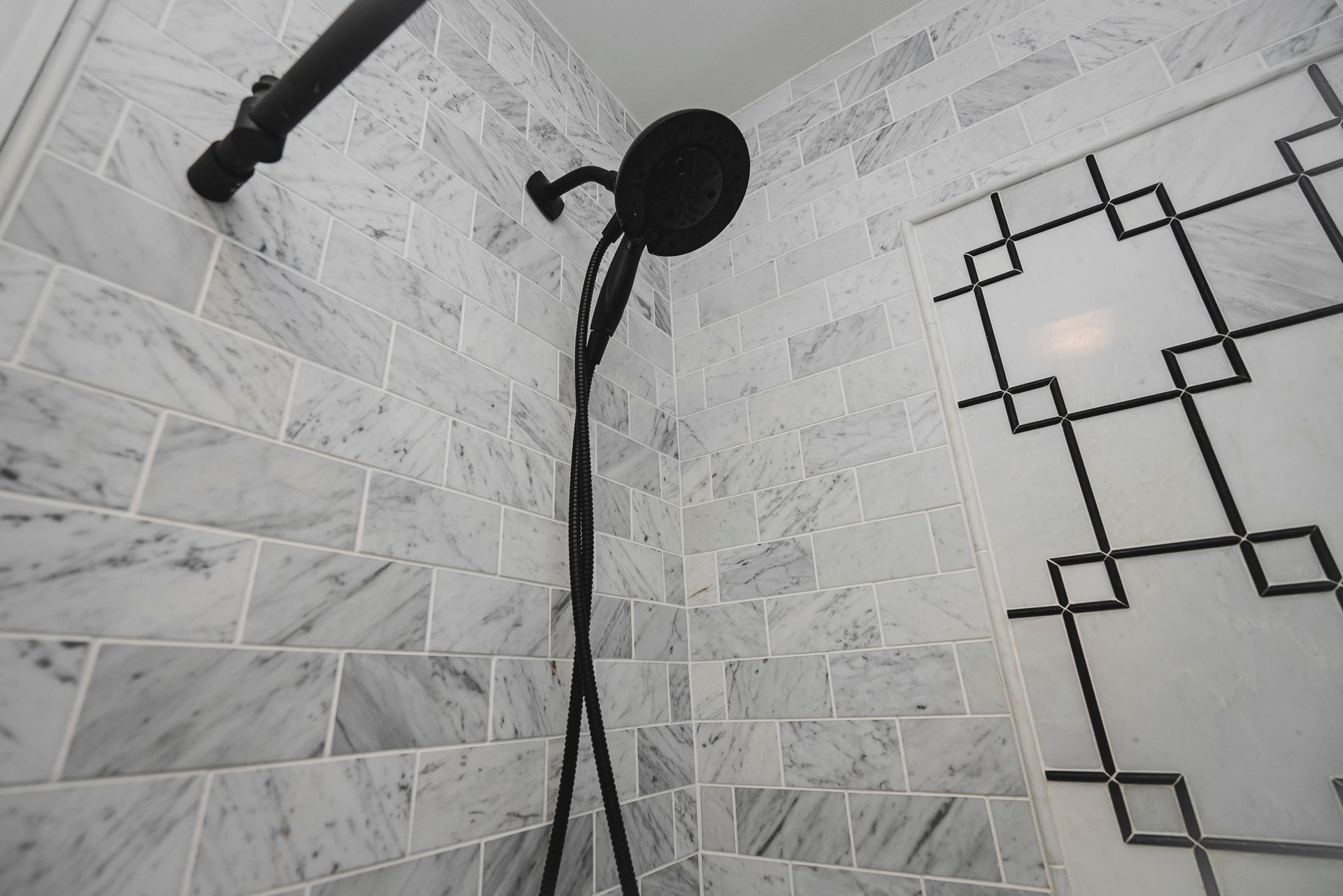 Bright and airy guest bathroom makeover with modern upgrades.