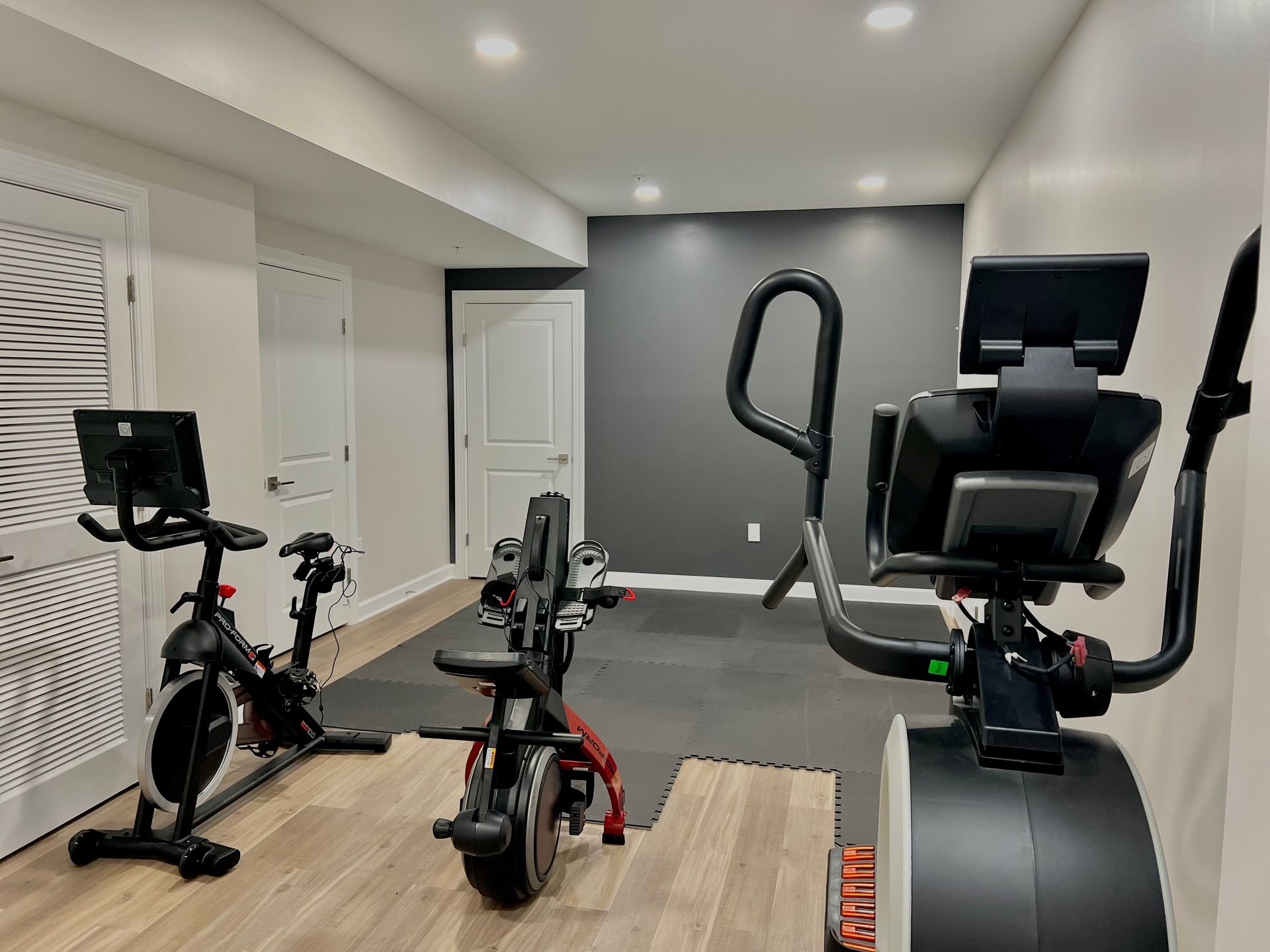 Basement Home Gym Construction and Remodeling Ellicott City MD.