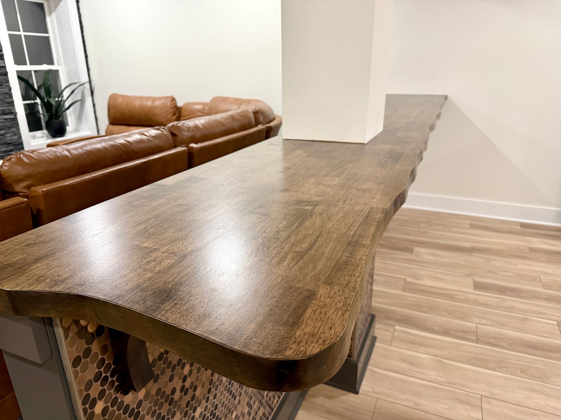 Professional basement framing and electrical rough-in for home theater.