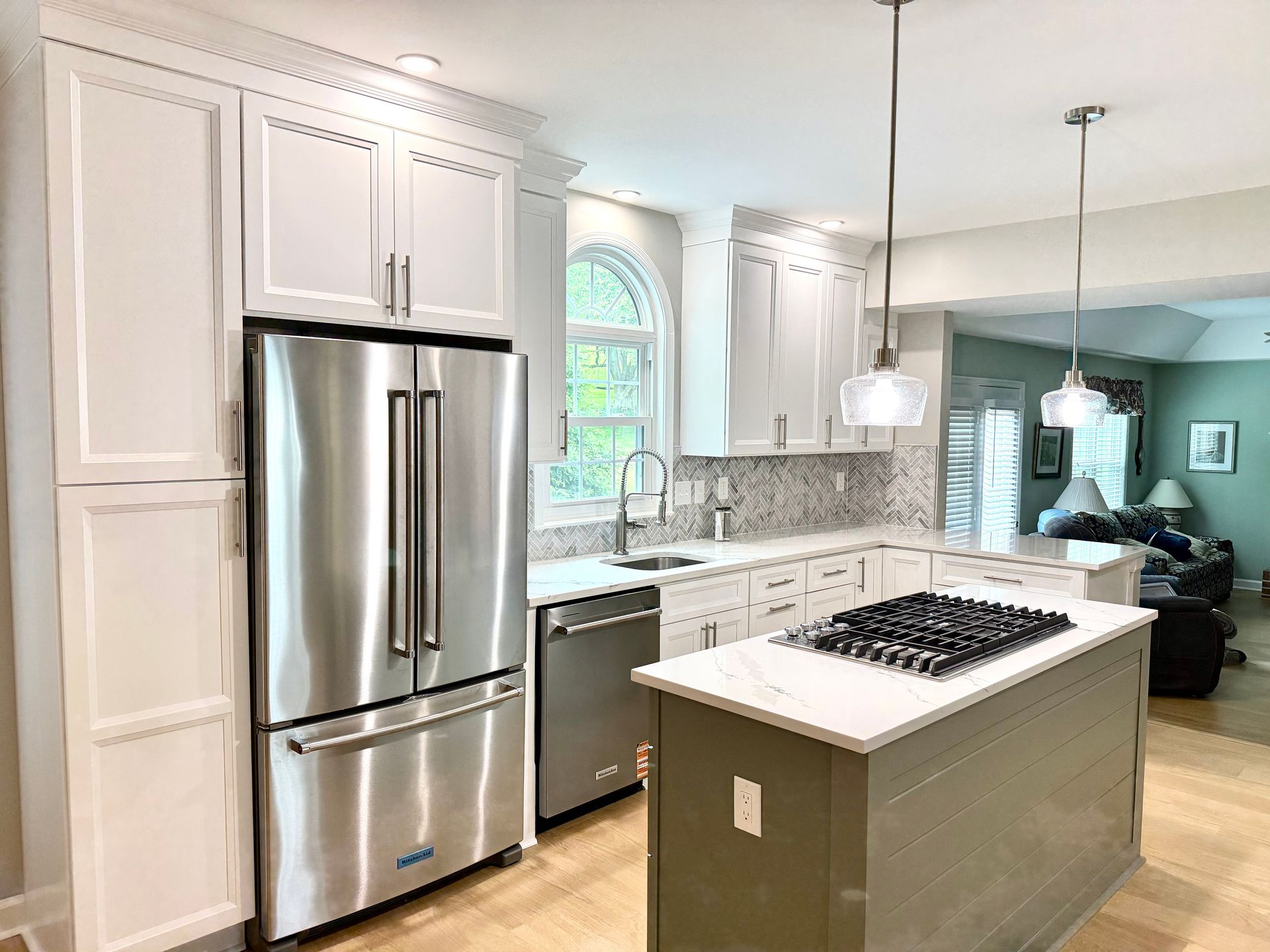 Structural Kitchen Wall Removal and Open Concept Renovation Timonium MD.