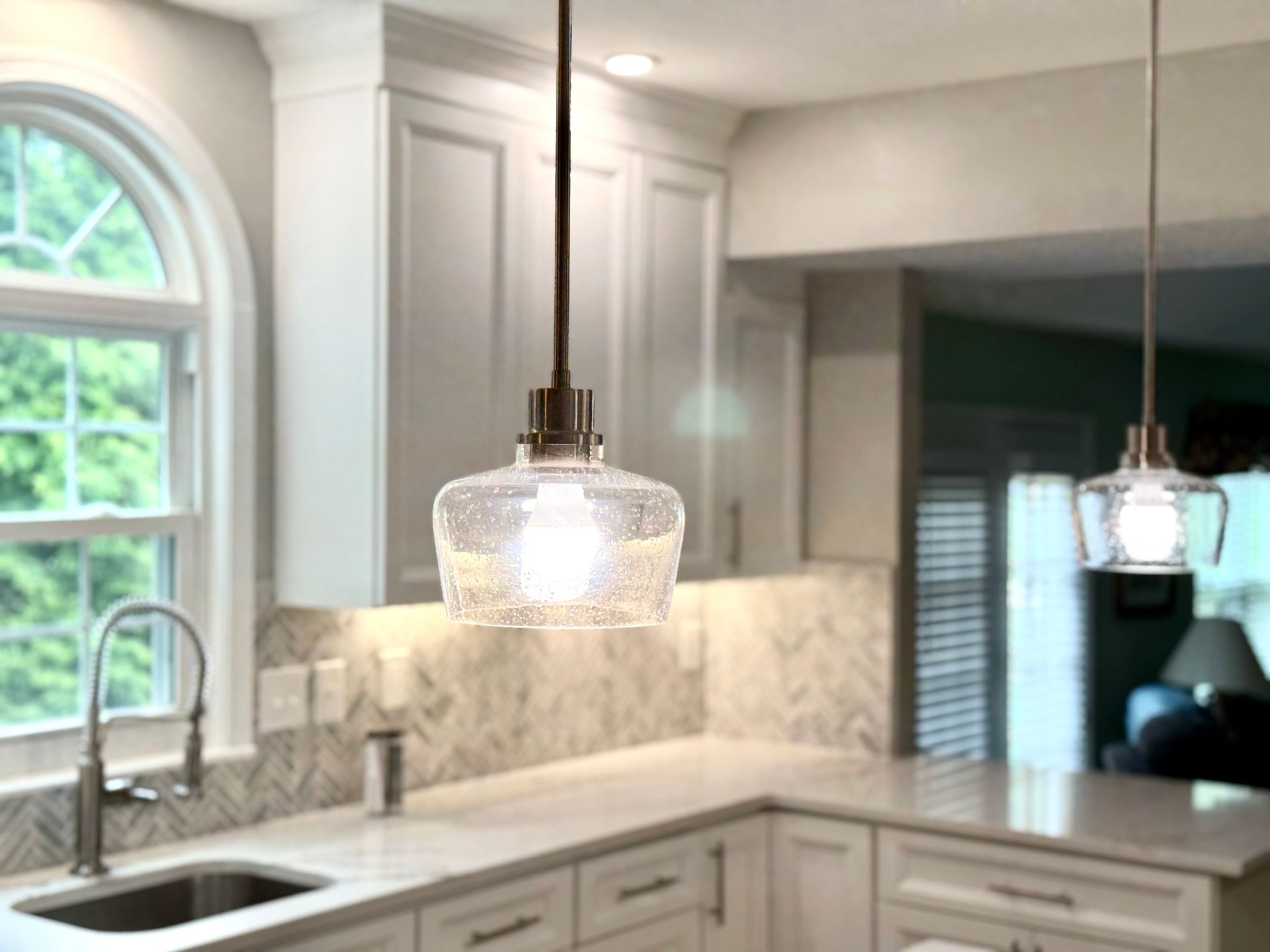 Kitchen Island Installation and Structural Remodel Timonium MD.