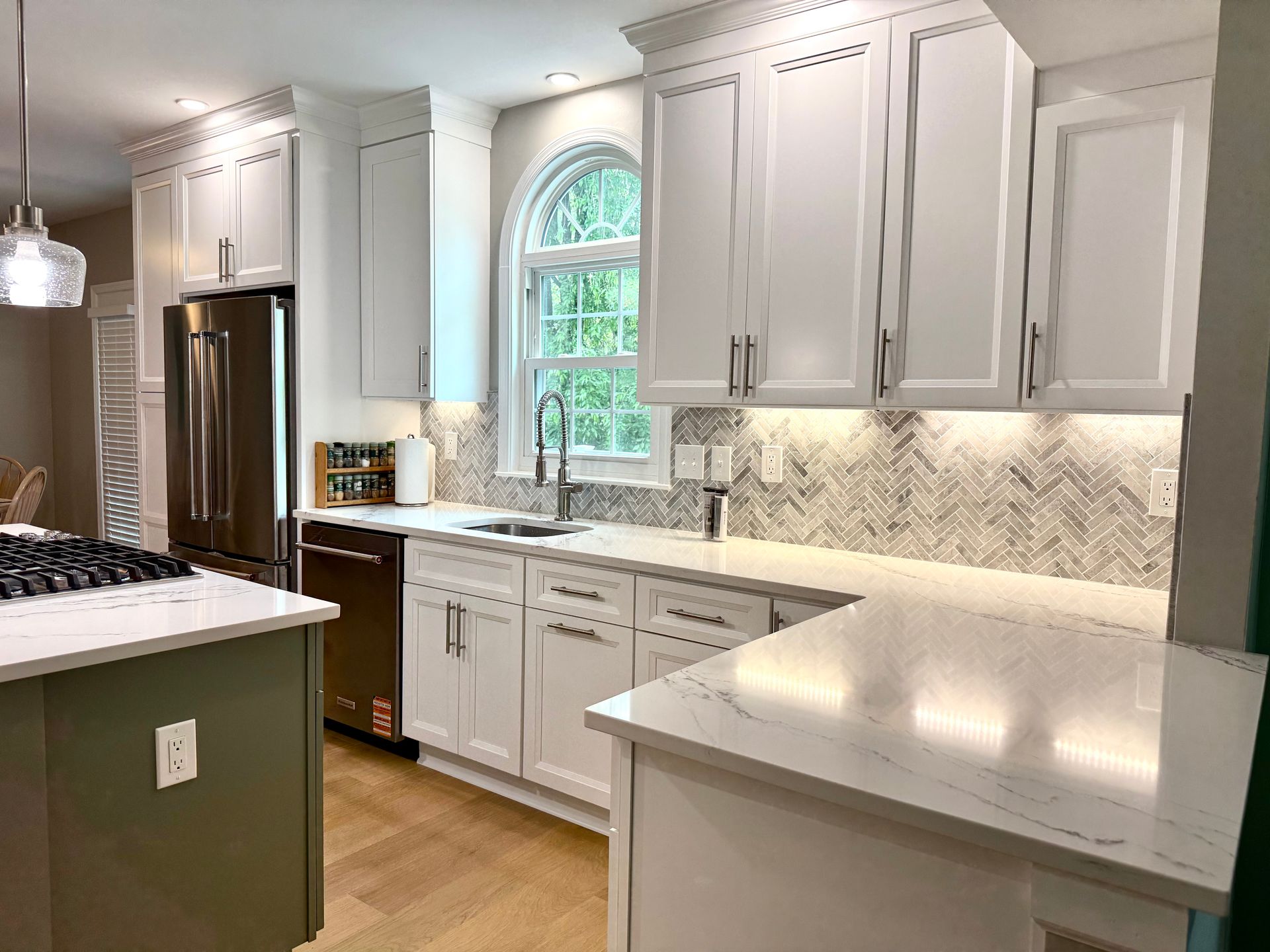 Complete Kitchen Replacement and Renovation in Timonium MD.