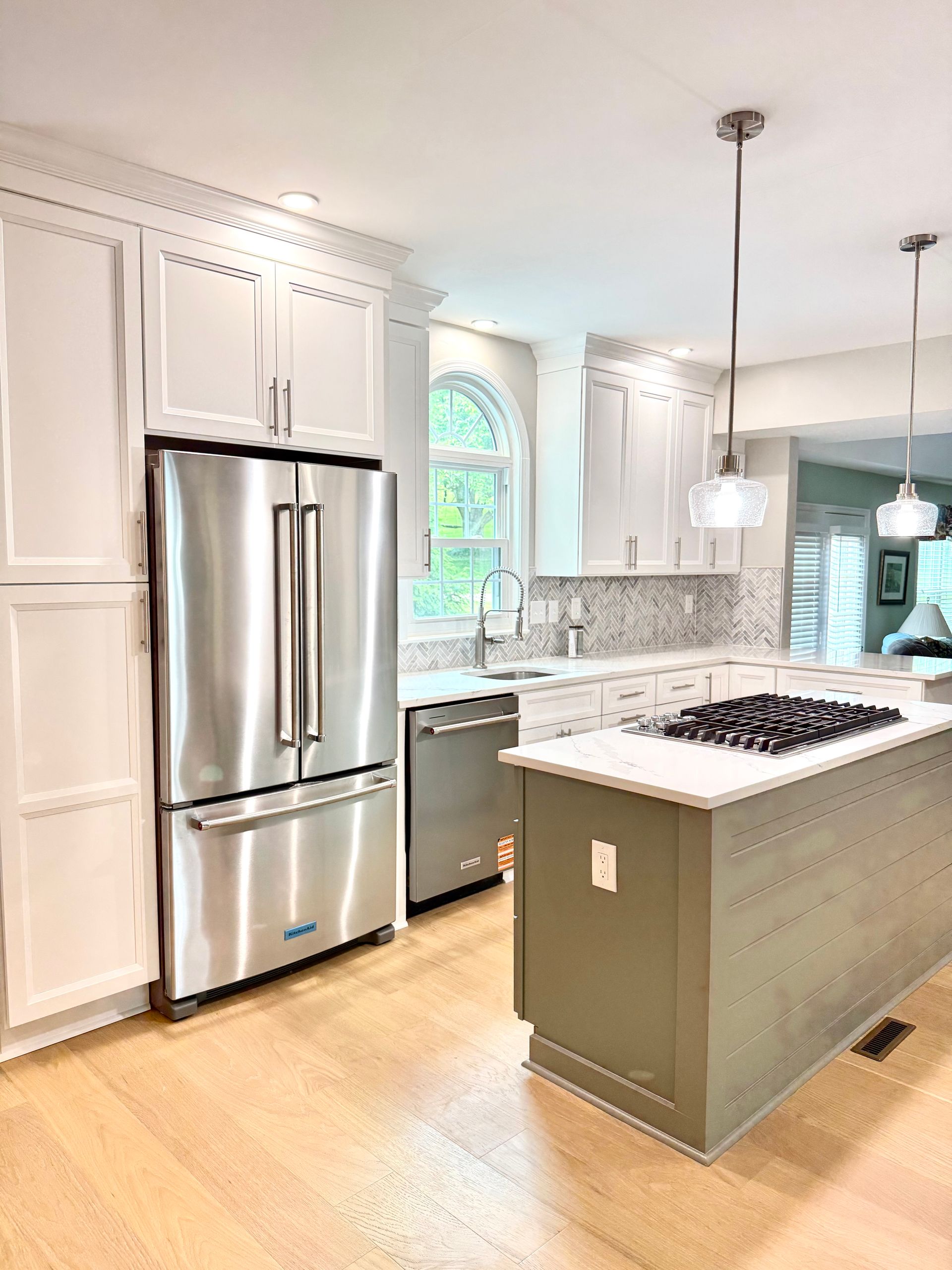 Full Kitchen Remodel in Timonium MD. Licensed Renovation Contractor.