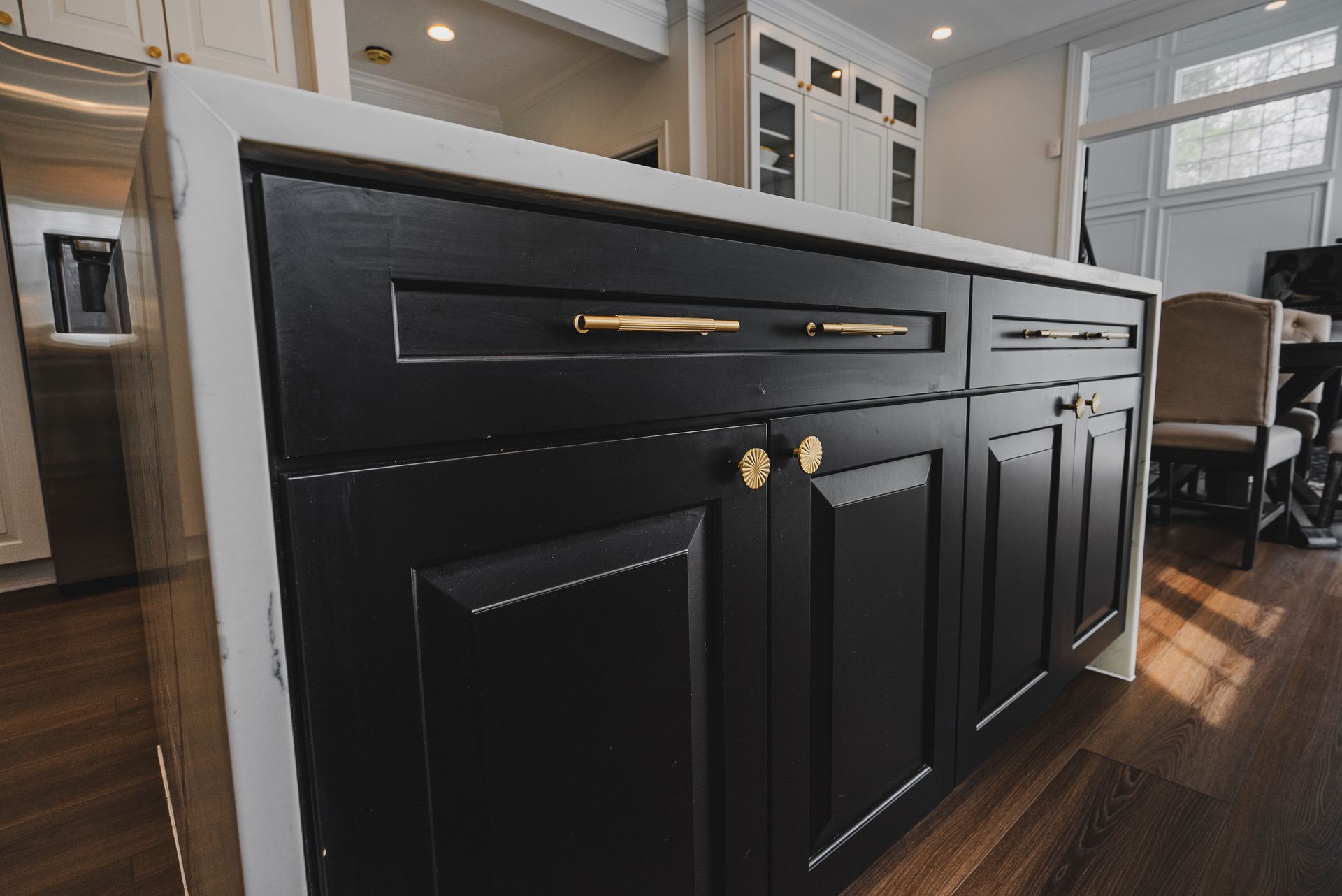 A bright, welcoming kitchen space after a complete A-1 Renovations update.