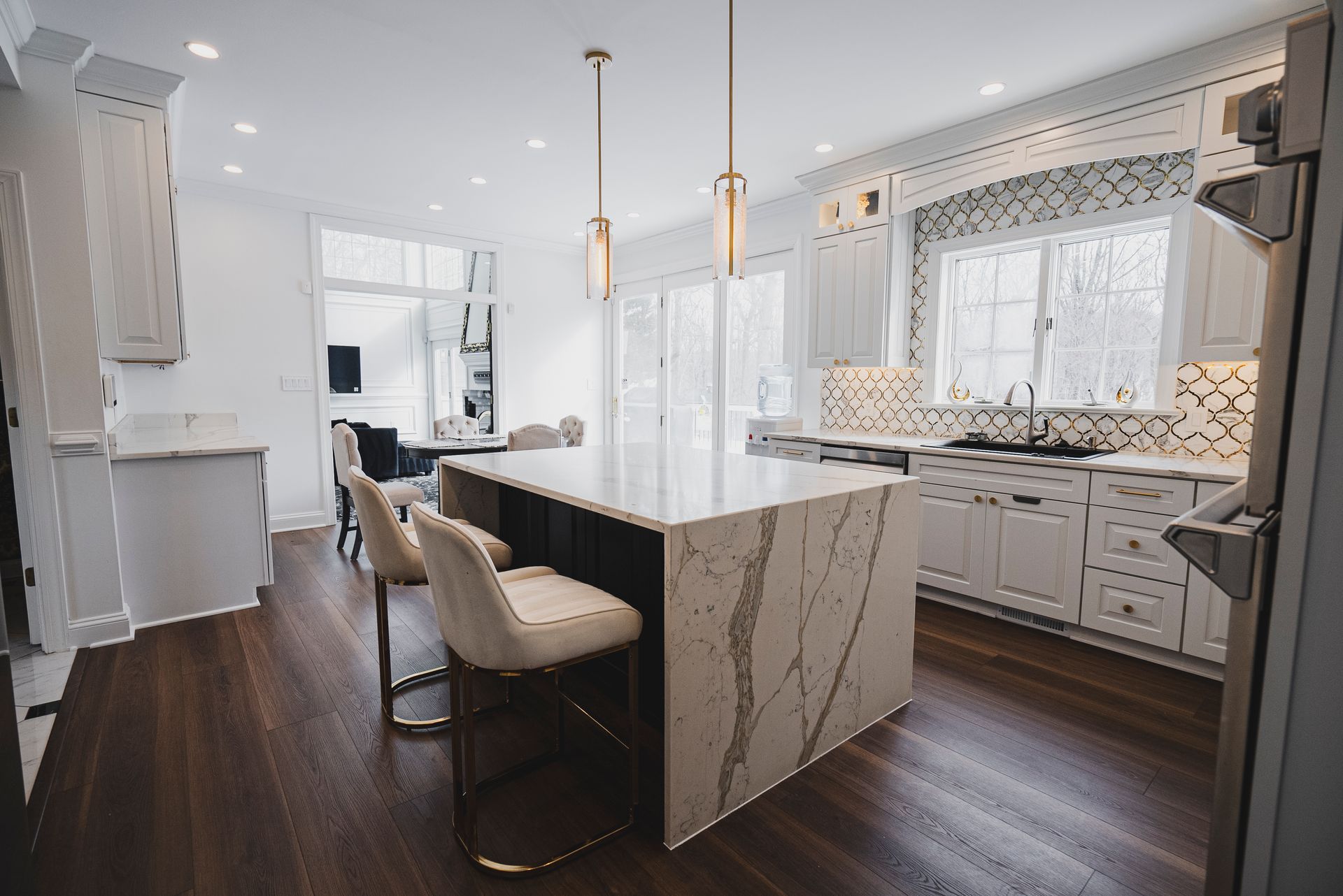 A finished kitchen project delivered from start to finish by A-1 Renovations.