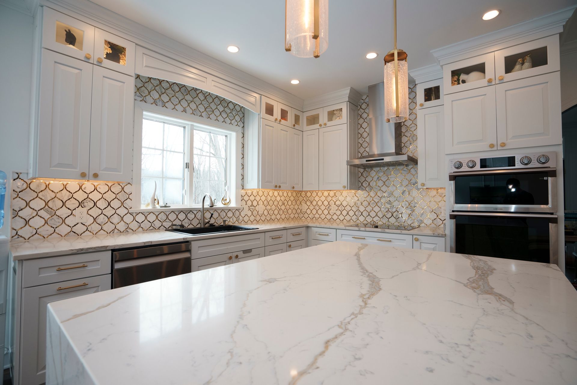An open and light-filled kitchen following a complete interior overhaul.