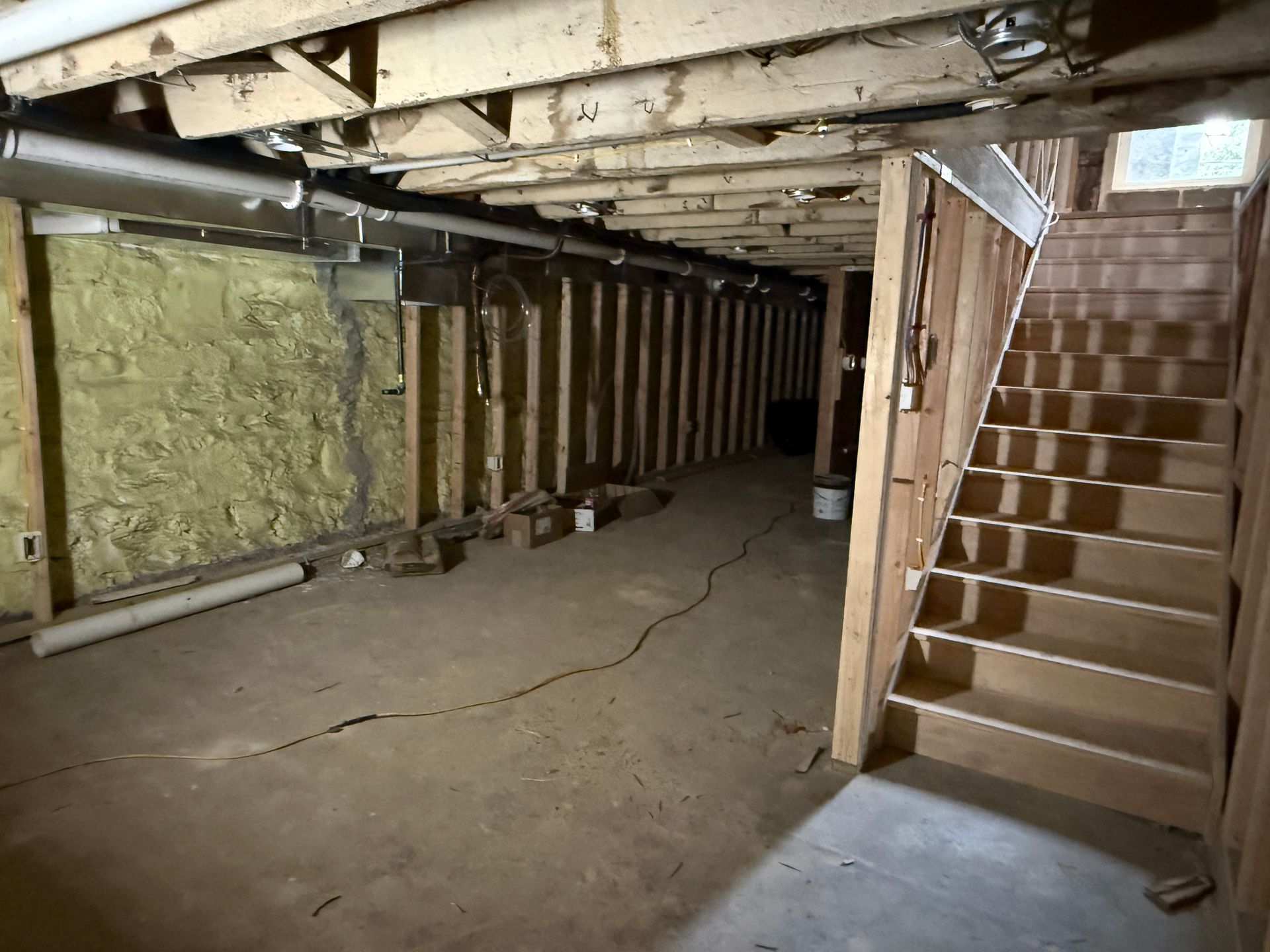 Modernized home interior featuring updated walls, lighting, and floors.