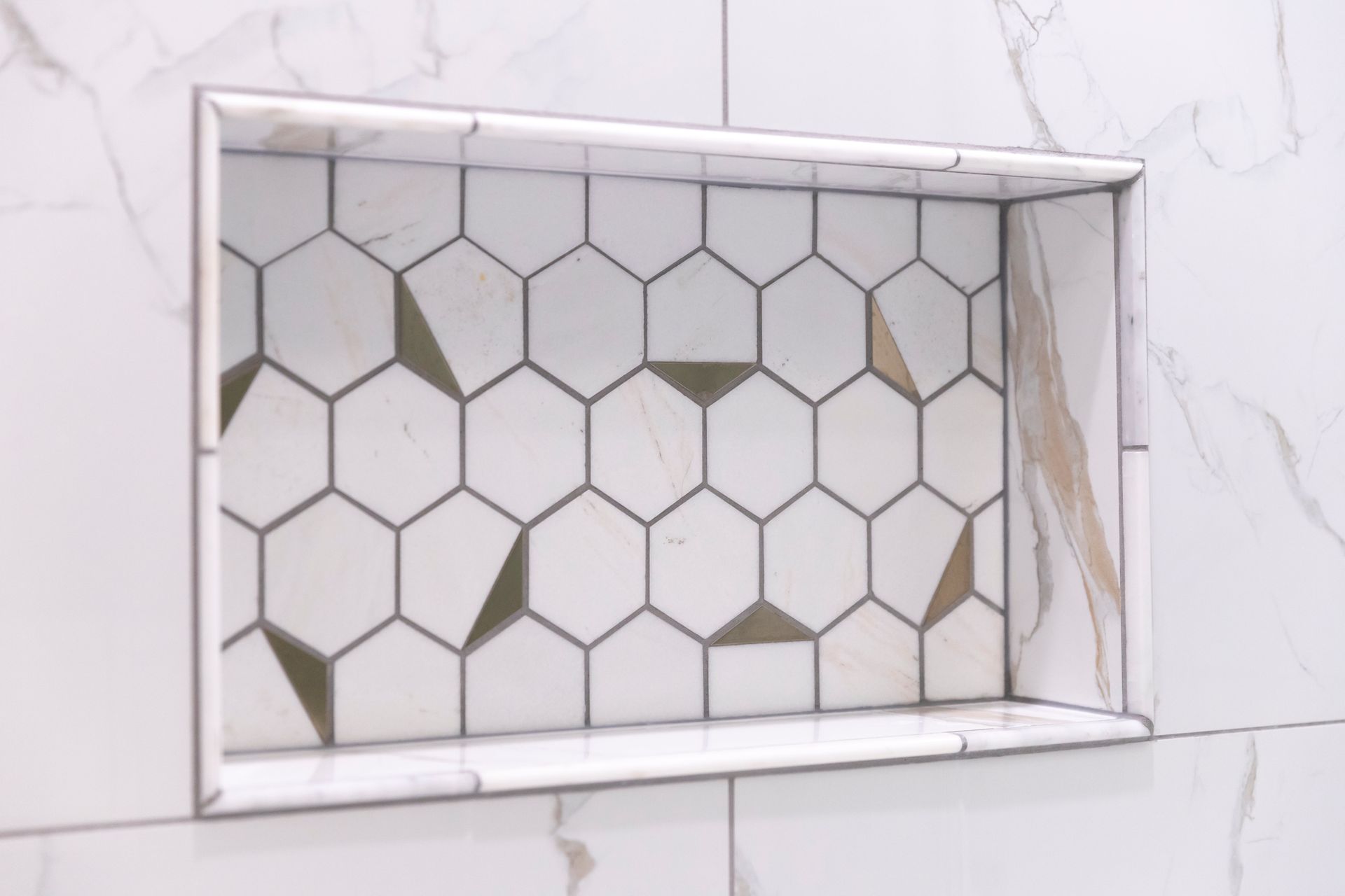 Small footprint bathroom remodel maximizing space and luxury aesthetics