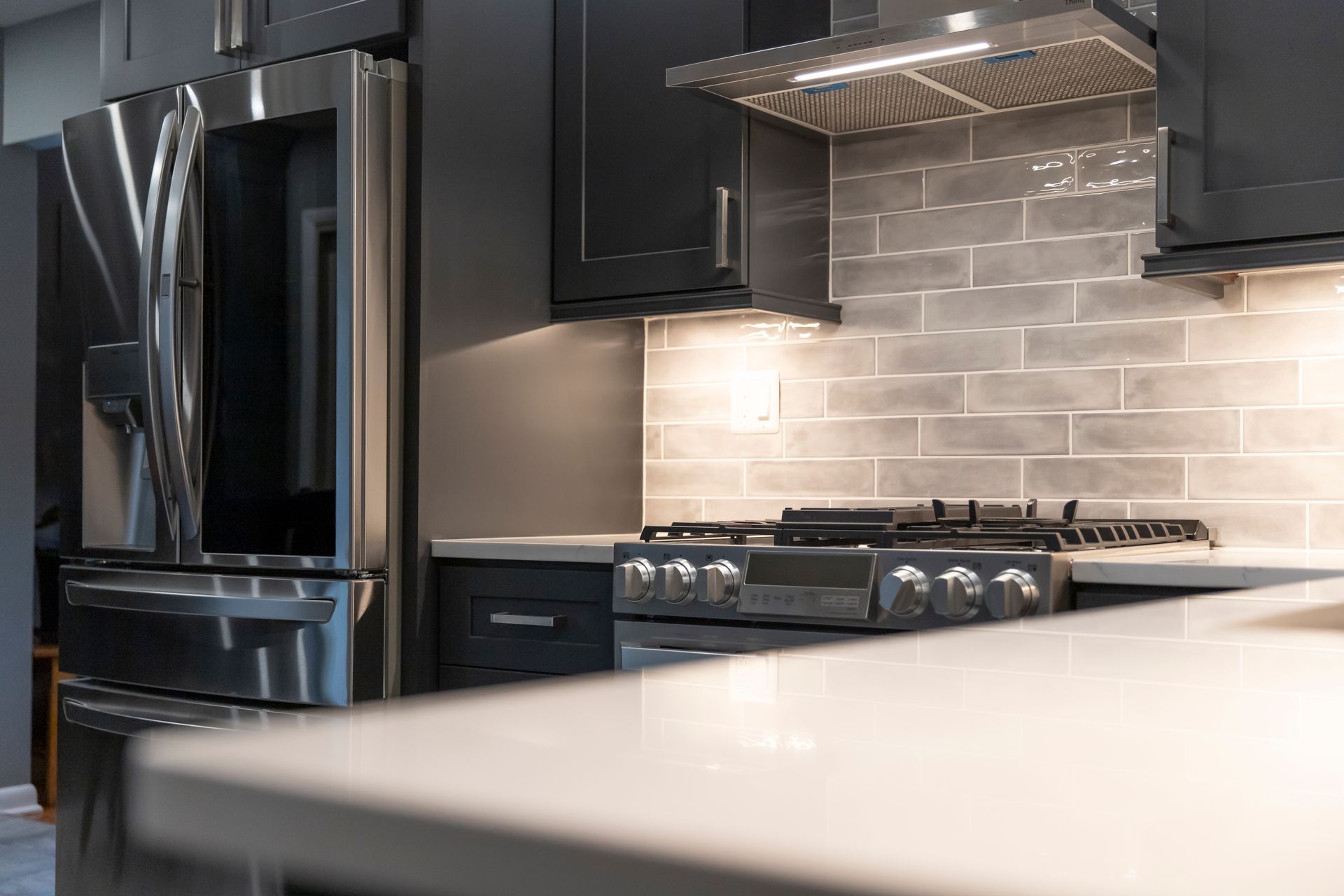 Strategic layout changes to double storage space in a residential kitchen.