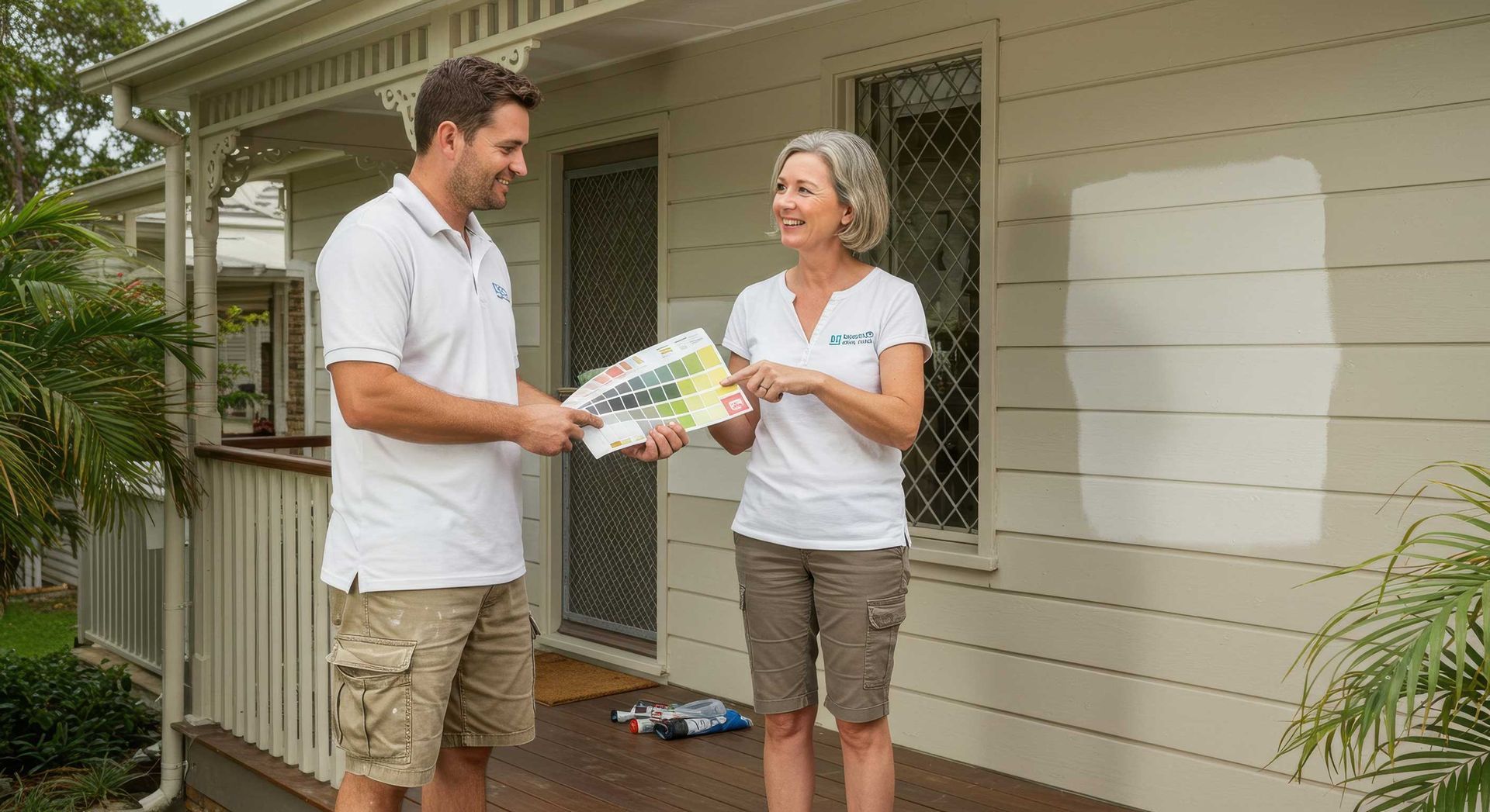 Fresh White Coastal Home Painting Mackay
