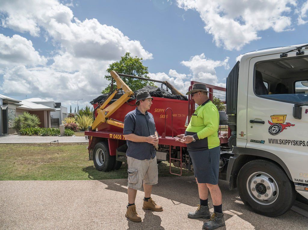 Staff and Client — Garbutt, QLD – Skippy Skips