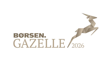 Gazellelogoet i positiv