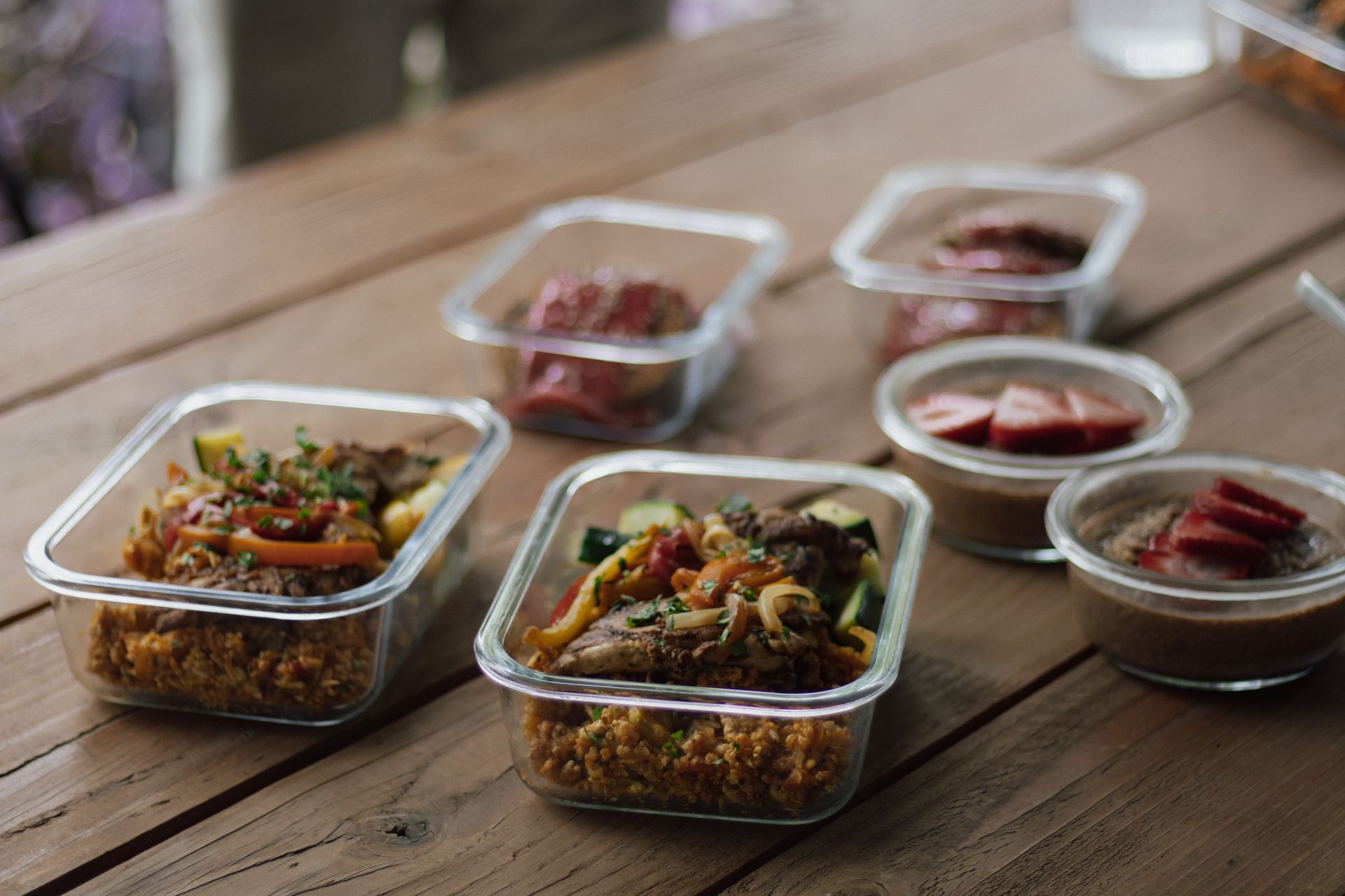 Personal chef making weight loss meals