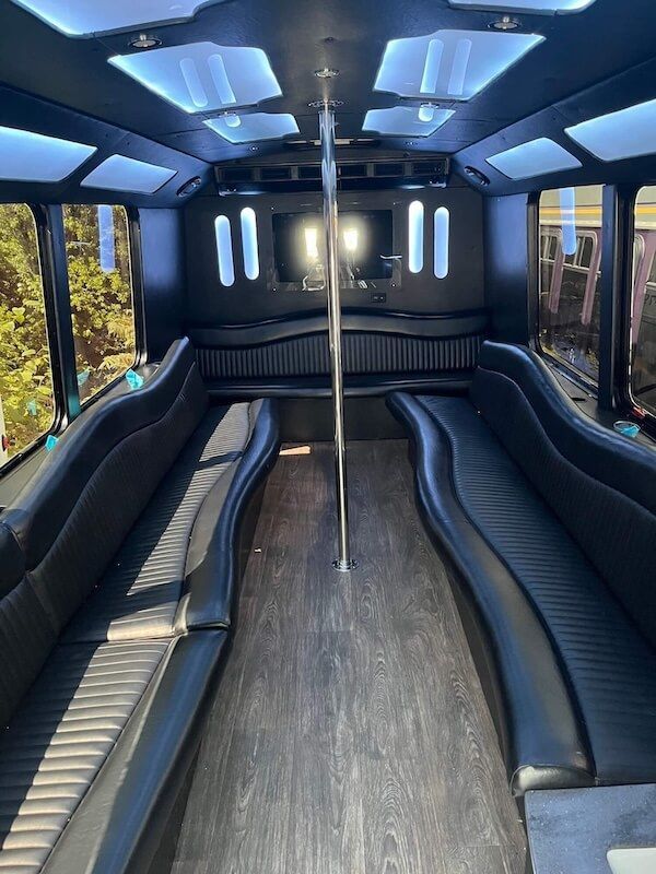 party bus with a stripper pole