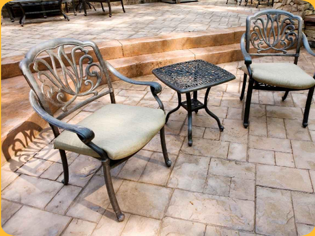 decorative concrete patio norman