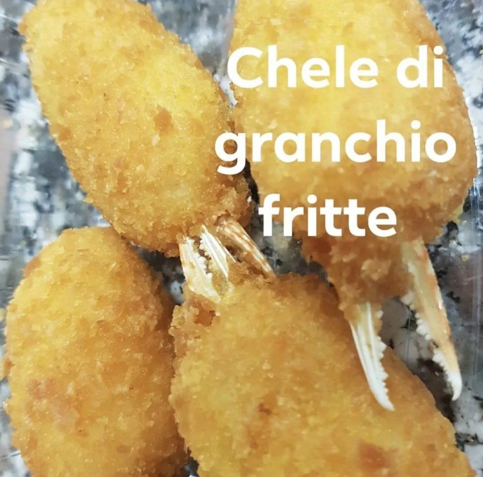 chele di granchio fritte