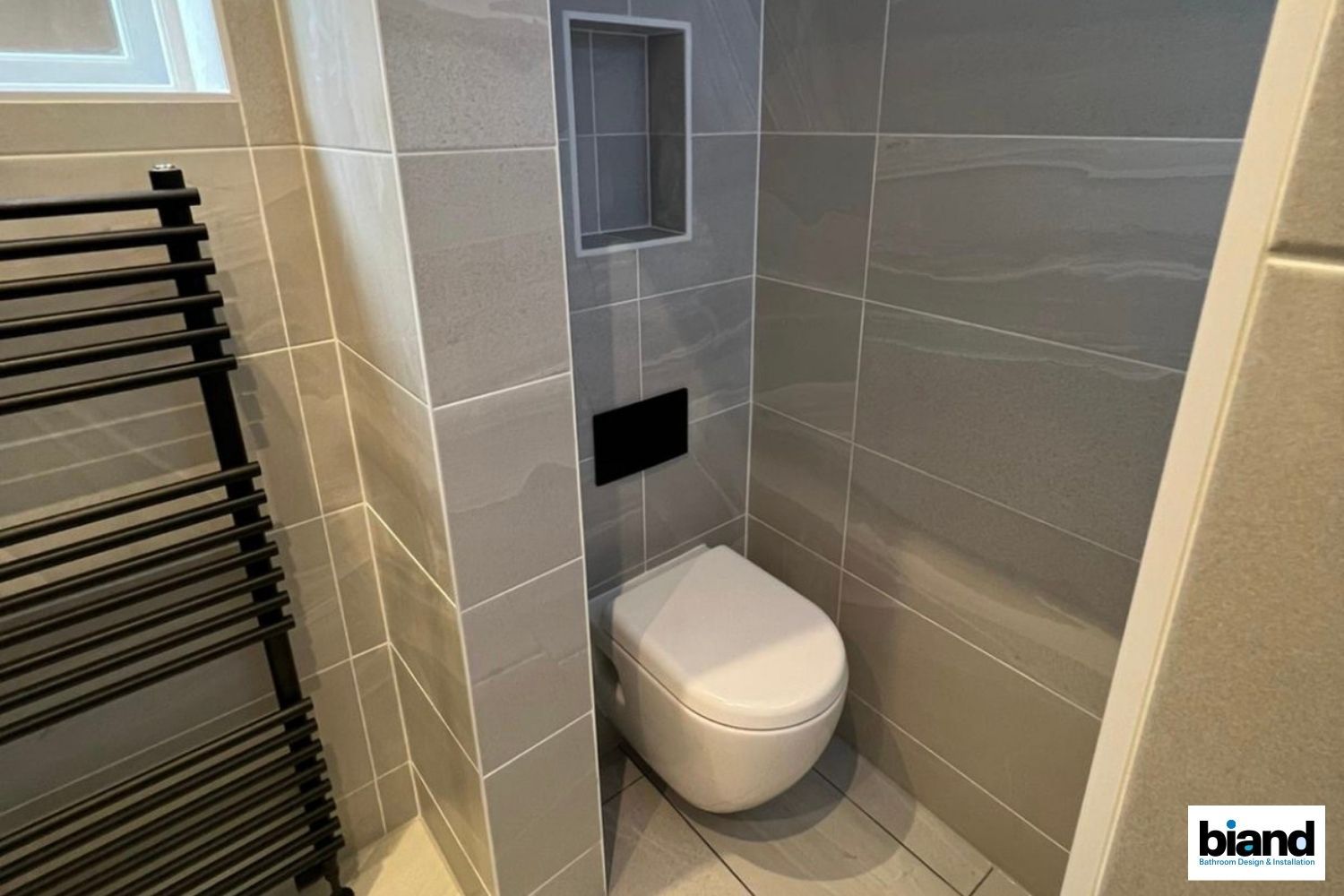 tiled bathroom