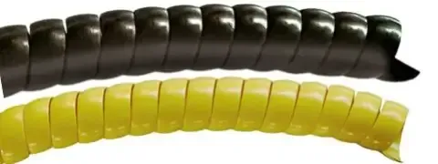 Guaina protettiva a spirale Continental Spiralina Flex in termoplastica nera per tubi idraulici