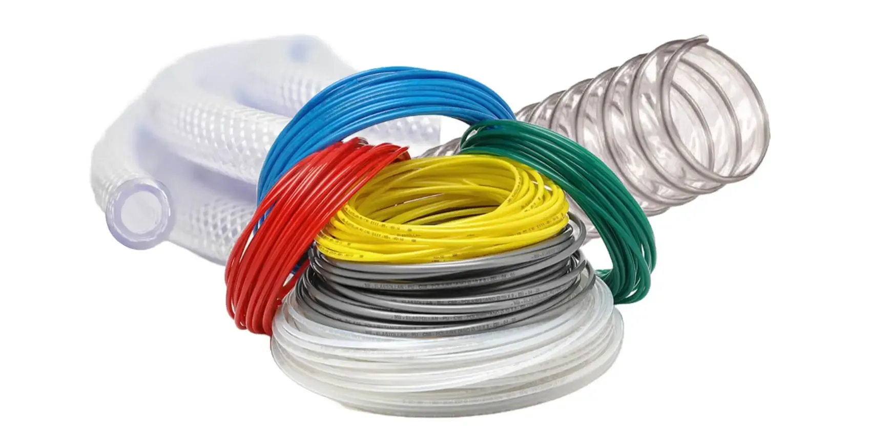 Tubi flessibili in PVC, tubi spiralati e retinati per impianti industriali