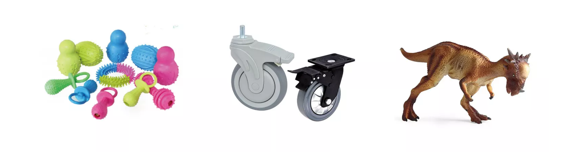 TPR caster wheels, TPR toys, TPE toys