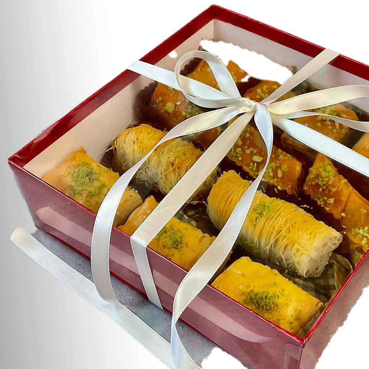 Persian Baklava with rose water and cardamom