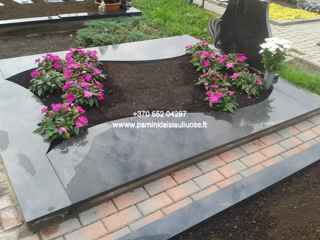 Akmenita, ĮI | kapų dengimas granito ir 3D stiklo plokštėmis