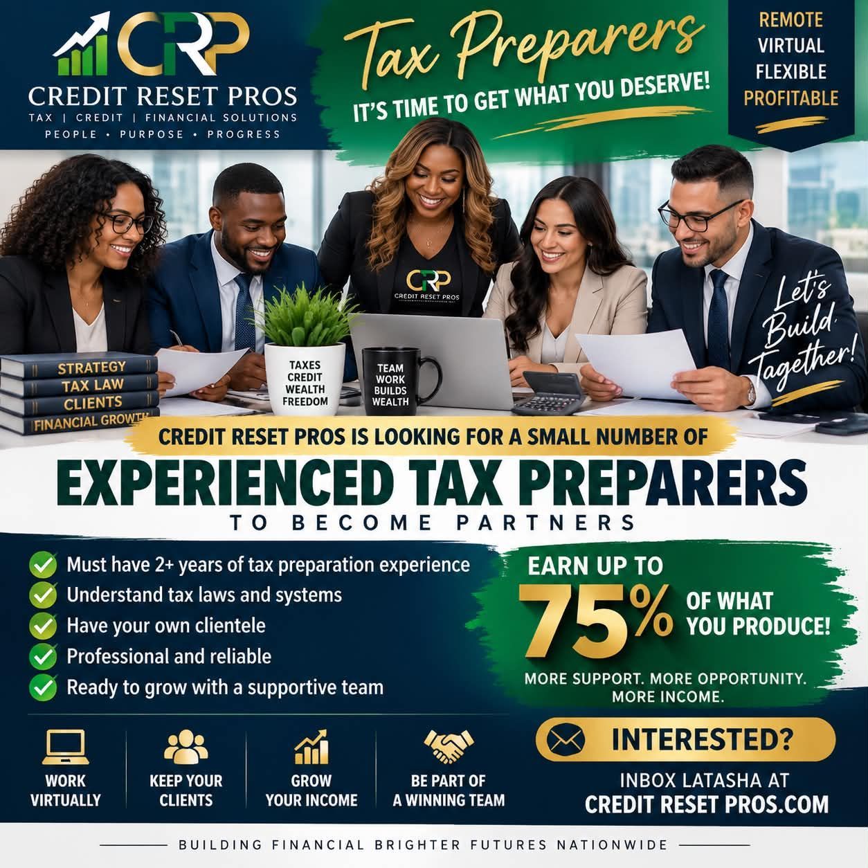 TAX PREPARER TRAINING 2027 (EARLY  BIRD) OPEN UNTIL SUNDAY SEPTEMBER 27, 2026