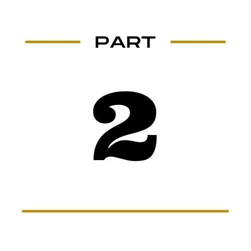 The number 2 is on a white background with a gold line.
