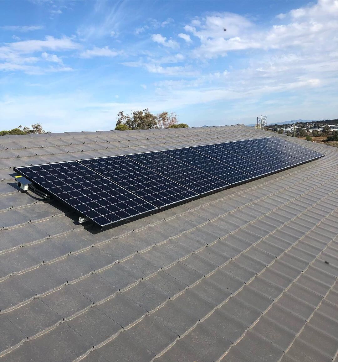 A Roof with A Lot of Solar Panels on It — Max Fox Electrical in Gunnedah, NSW