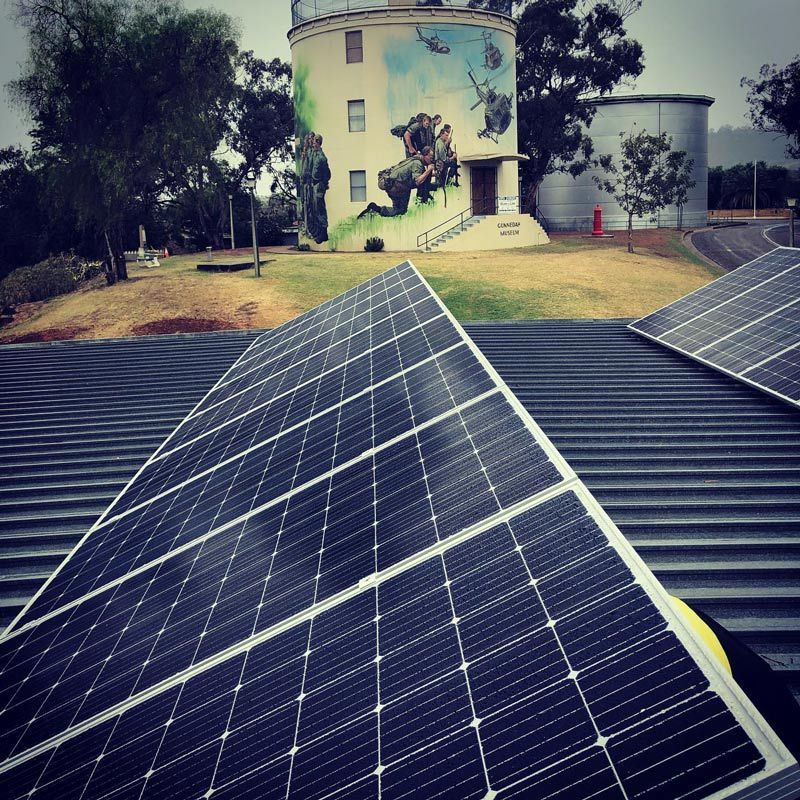 Solar Panel Near Buildings