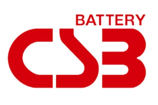 Red logo featuring the letters 