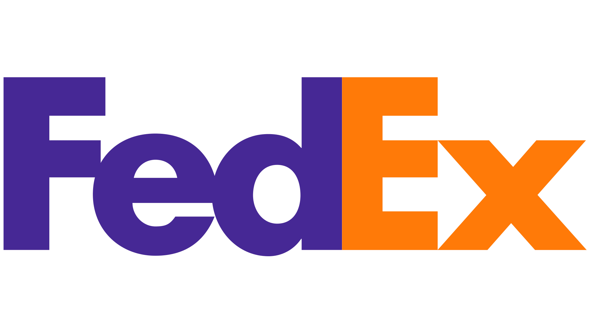 FedEx logo: purple
