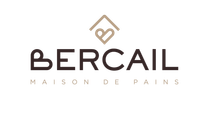 Le logo de bercail maison de pains est sur fond blanc.